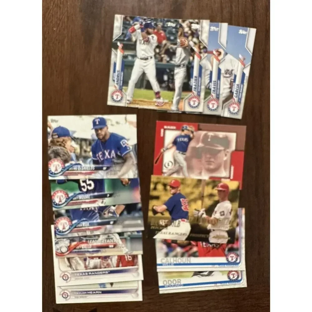Huge Lot Texas Rangers Baseball Cards 144 Different Cards